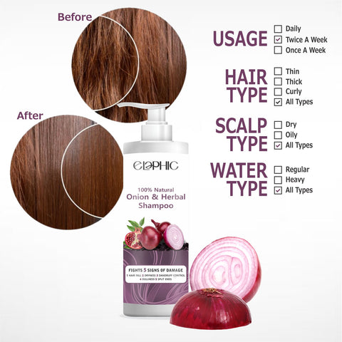 Elephic Onion Hairfall Control Shampoo